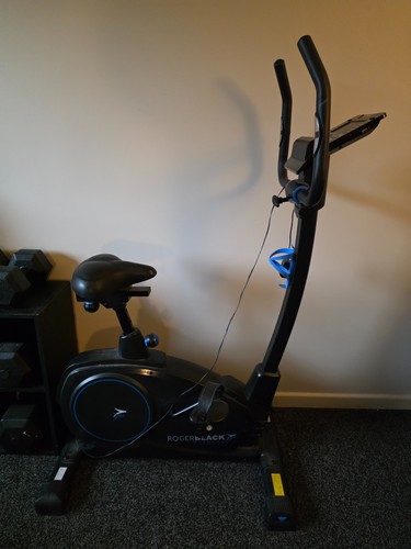 Roger black exercise - roger, bike