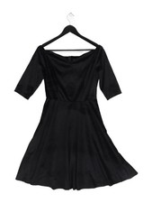 Grace Karin A-Line Midi Dress S in Black