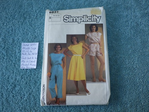 Simplicity sewing pattern - simplicity,