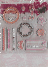 Papermania Assorted Clear Stamp Set  for cardmaking, scrapbooking, crafts