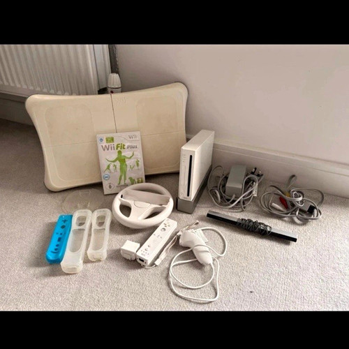 Nintendo wii white console - wii,