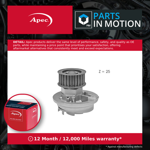 Water pump fits vauxhall - water,