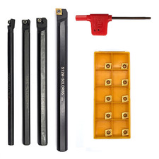 SCLCR06 Indexable Boring Bar Toolholders + CCMT060204 Inserts 6mm-16mm Shank