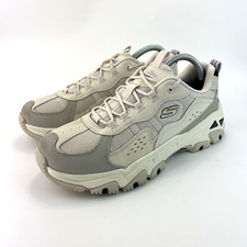 Skechers D'Lites Hiker Womens Trainers Leather Natural Sneakers Shoes UK 6