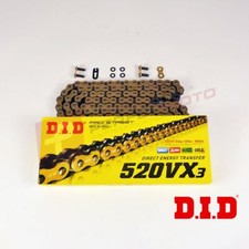 DID 520 Pitch VX3 Gold Chain