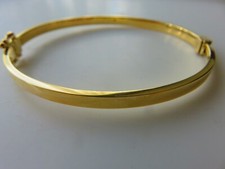 Gold Bangle 9 Carat Hinged
