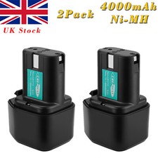 2X 7.2V Ni-MH 4.0AH Nail Gun Battery For Hitachi 325292 EB7 EB712S NR90GC2 D10DC