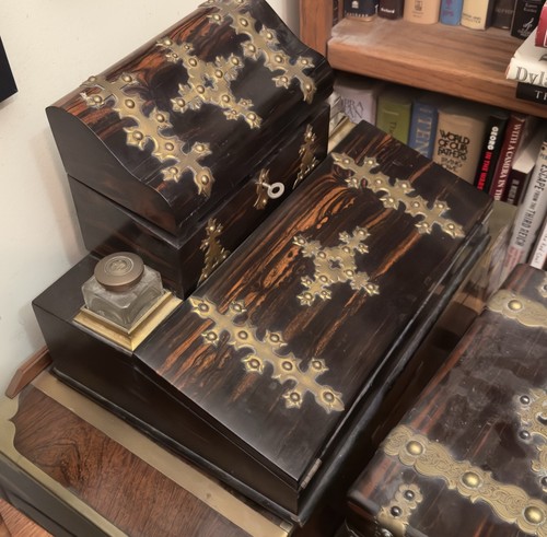 Victorian coromandel brass - &,