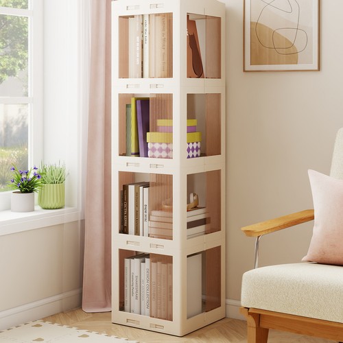 Tier rotating bookshelf - rotating,
