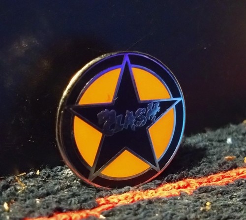 Rare orange clash - orange, enamel
