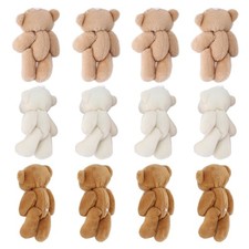 12 Pcs Mini Stuffed Bears