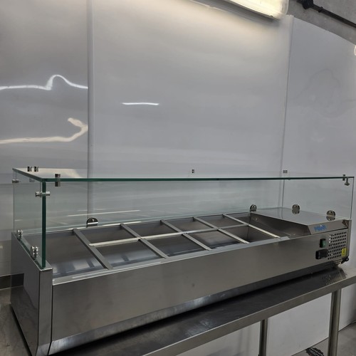Countertop prep fridge - prep, gn