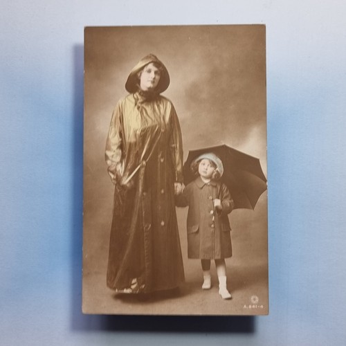 Edwardian actress postcard - actress,