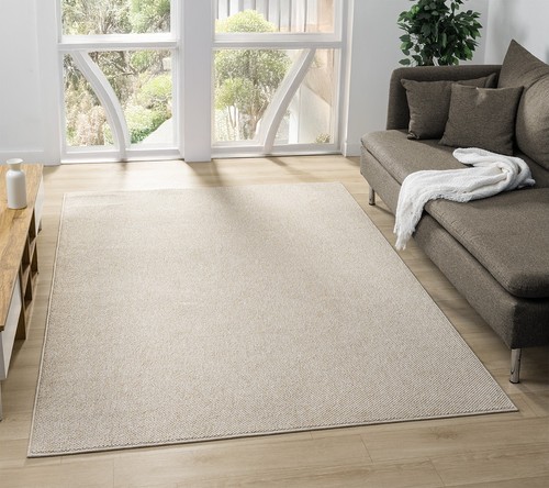 Plain beige living - living, room