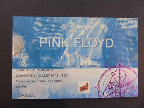 Pink floyd concert memorabilia - pink,