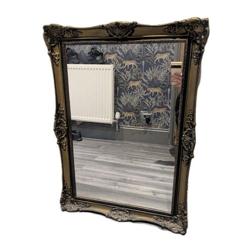 Gold gilt mirror framed ornate - gold,