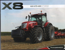 McCORMICK X8 Tractor Brochure Leaflet