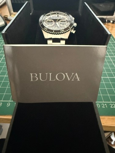 Mens bulova chronograph black - chronograph,