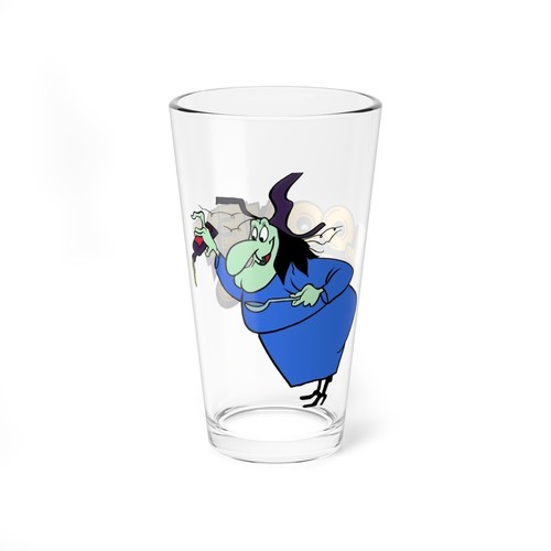 Witch hazel pint glass 16oz - witch,