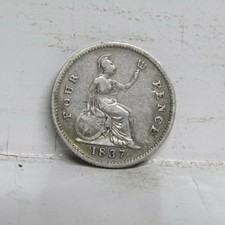 1837 Four Pence Coin William