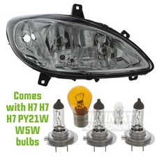 Mercedes Vito W639 Van 2003-2/2011 Headlight Headlamp Drivers Side With Bulbs