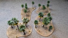 Desert Scenery Trees On Bases Well Painted 20/28mm Scale Wargames