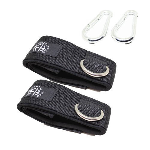 Ankle straps carabiner pair - +,