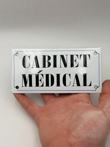 Vintage enamel medical cabinet - medical,