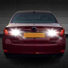 2 Pcs Fits 382 BA15s 1156 P21W 5050 LED Bulbs Reverse Stop Brake White Light