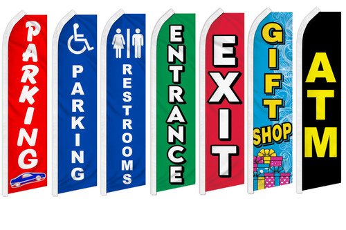 Event signs swooper feather - swooper,