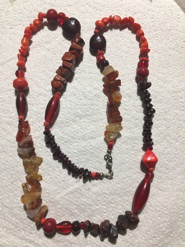 Genuine coral garnet agate red - genuine,
