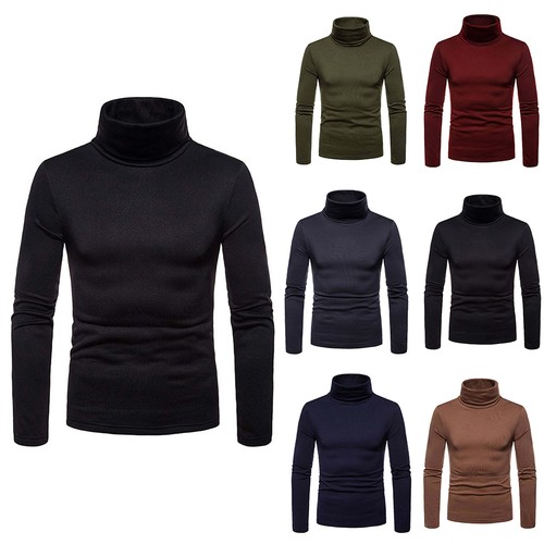 Mens roll neck - long, t