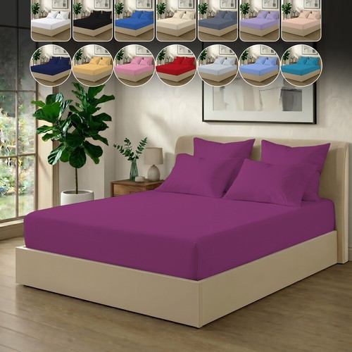 Fitted sheet 28cm deep - fitted, 11''/28cm