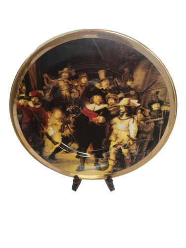 Vintage decorative wall plate - vintage,