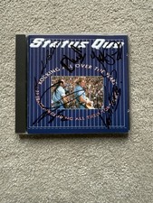 Status Quo Rocking all over world CD SIGNED RICK PARFITT, FRANCIS ROSSI  & band 