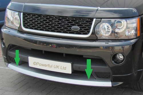Tow eye cover lip spoiler - lip,