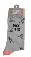 Nice T*TS novelty Socks, Funny