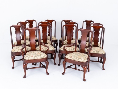 Queen anne dining chairs - 14,