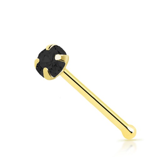 14k solid gold 22g - nose, studs