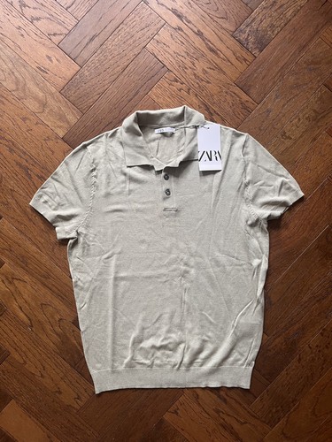 Zara polo shirt mens medium - mens,