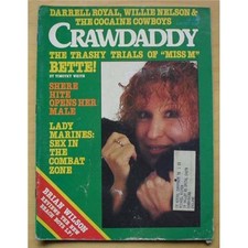 BETTE MIDLER CRAWDADDY MAGAZINE MAY 1977 BETTE MIDLER COVER WITH MORE INSIDE (CO