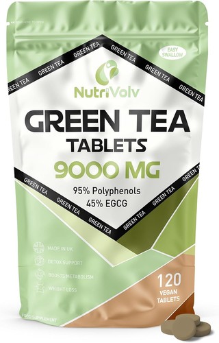 Green tea tablets pure - green,