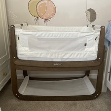 SnuzPod4 Bedside Crib Walnut