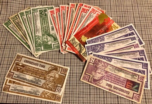 Canadian tire bills - canadian,