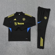Manchester United Black Training Tracksuit  kids #16 (12-13 years)