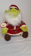 Hallmark Shrek the Halls Ogre Claus Santa Christmas 2008 Talking 12" inch Plush
