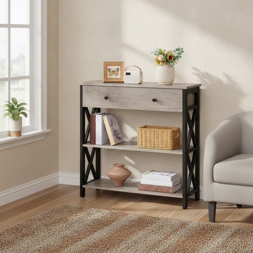 Console table with drawer - console,