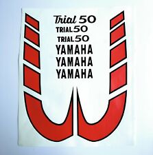 GRAPHICS TY 50 TRIAL BADGE STICKER DECALS RETRO MOTORCYCLE BIKE UK
