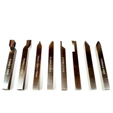 10mm HSS Lathe Pre Formed Tools Set 8 Pieces Square Shank Metal Turning FORM