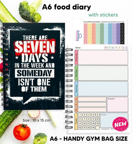 Food diary diet journal - diary,